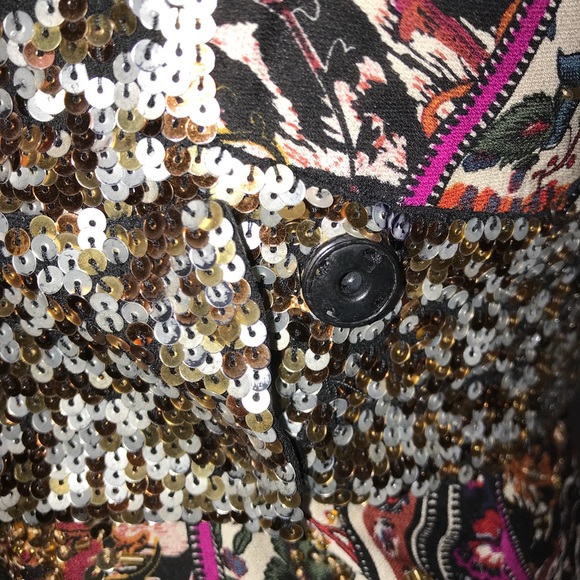 GUC 💜 DIANE VON FURSTENBERG | Pink Gold SilkDress - Picture 4 of 8